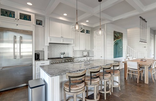 Cinnamon Shore House | Designer-Chic Beach Home on Great Lawn w/Fire Pit+More Great Amenities!