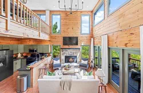 Clayton House | Designer Chic Mountain Home Minutes From Downtown Clayton & Lake Burton