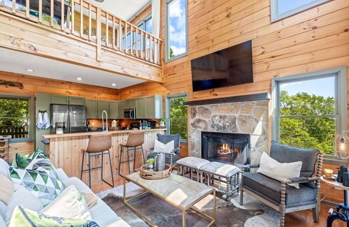 Clayton House | Designer Chic Mountain Home Minutes From Downtown Clayton & Lake Burton