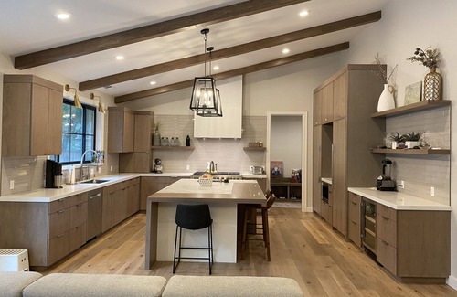 Alamo House | Designer Home with Serene Outdoor Oasis; incl pool, spa, sport-court, & fire pit
