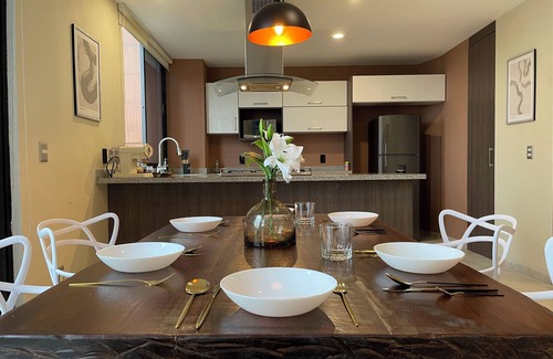 Guadalajara Apartment | Designer minimalist 3 BedRoom/Daily Clean