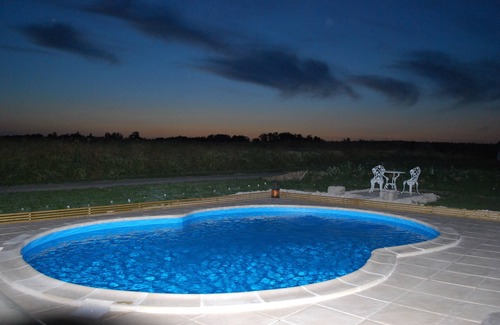 Saint-Aubin-de-Cadelech House | Detached Rural barn retreat set in open farm land -with private pool