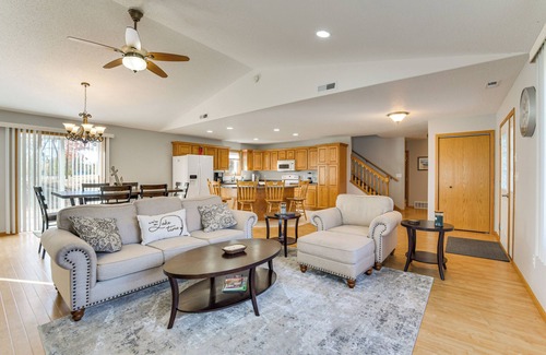 Detroit Lakes House | Detroit Lakes Home: Walk to Marina!