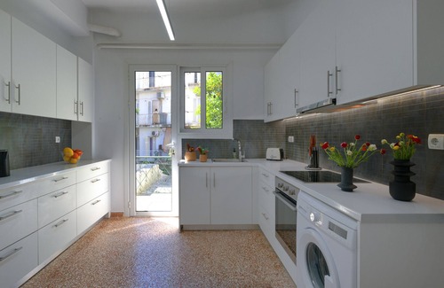Athens Apartment | Diagora1 Stylish Sanctuary: Pangrati Gem Refurbish