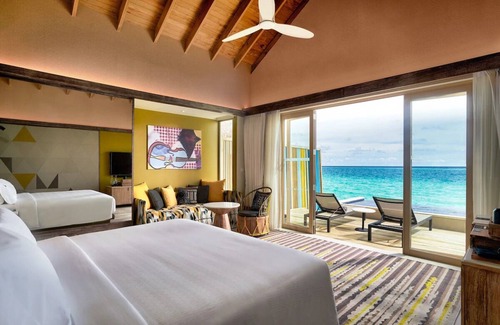 Farukolhufushi Island House | Diamond Overwater Pool Villa, Hard Rock, 2 Twin Bed, Lagoon Access