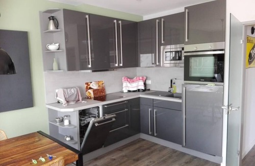 Rettin Apartment | Die 60m² Große Ferienwohnung "treibgut" im Kortenkamp 3d in Rettin ist nur 200m