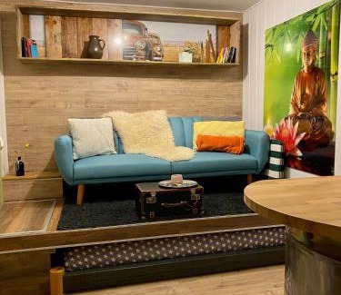 Schmidtheim House | Die Pilgerbox, Tiny House trifft Urlaub, optional mit Sauna und Whirlpool