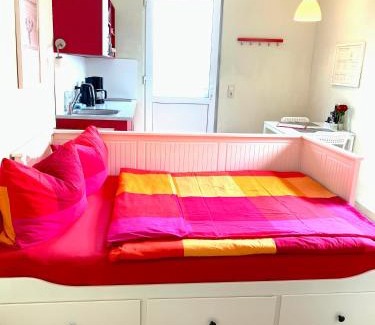 Stotteritz Apartment | die Senfbude - Klein aber fein - wunderschönes Studio-Apartment mit Terrasse und Stellplatz