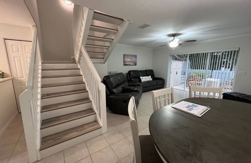 Villages of Seaport House | Direct Beach Access! 3 Pools! Updated Townhome! Great view of rocket launches!
