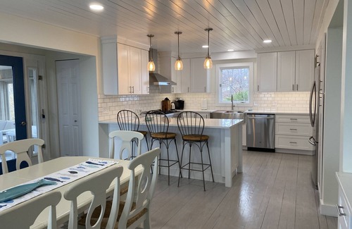 Lake Leelanau House | Direct Lake Michigan Beach Frontage with Sunset Views of the Manitou Islands!