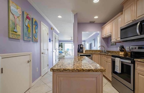 Crescent Beach Condo | Direct Oceanfront Corner Unit With Miles of White Sandy Beaches Directly Outside