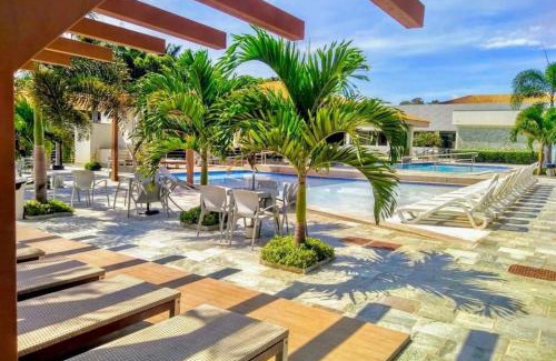 Caldas Novas Apartment | DiRoma Internacional Resort apto com roupa de cama - CORTESIA PARA ENTRADA AO JARDINS JAPONES