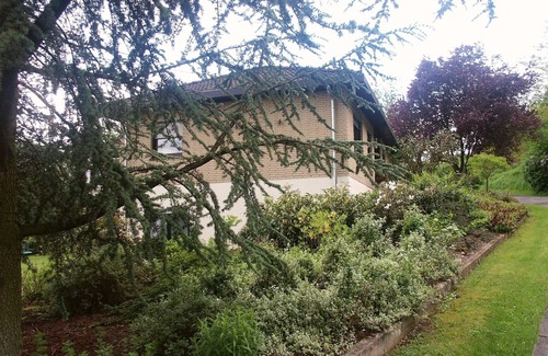 Losheim am See Apartment | Disabled-friendly apartment with garden, terrace, e-car charging facility