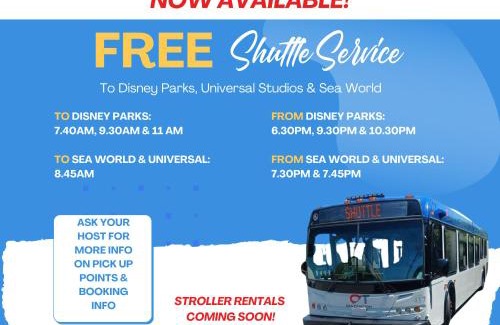 Florida Central Atlantic Coast Apartment | Disneyshuttleking & Queen Be 5 Minutes To Disney