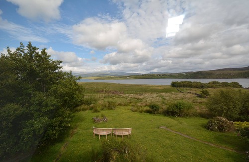 Suladale House | Diubaig House - tranquil, spacious, panoramic loch views, secluded 3-acre garden