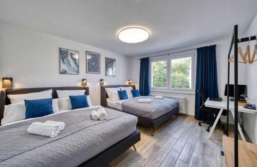 Frauenland Apartment | DND Stadtoase I Park I Workstation I Netflix I Parken I Kaffee I Waschmaschine I Trockner I Xbox