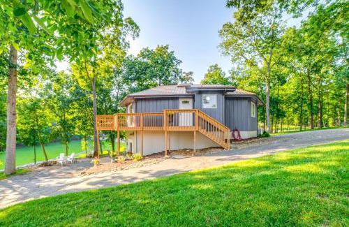 Gilbertsville House | Dock and Deck at Kentucky Lake Family Retreat!
