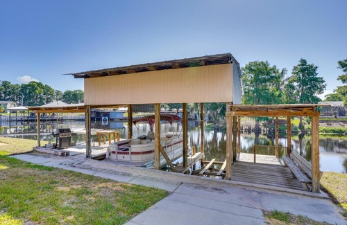 Fedhaven House | Dock and Grill Waterfront Florida Vacation Rental!