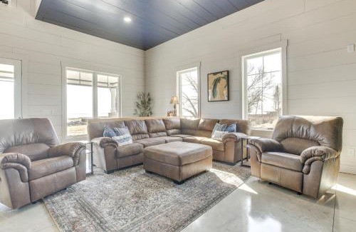 Oconto House | Dock and Panoramic Bay Views Oconto Retreat!
