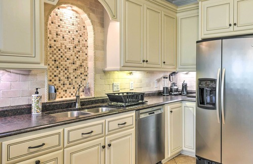 Mount Gilead Villa | Dock & Fire Pit: Mt Gilead Villa on Lake Tillery