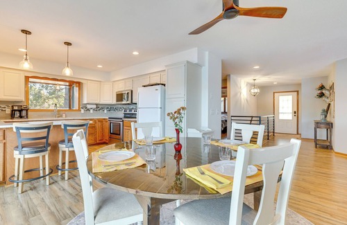 Wabasha House | Dock & Views: Waterfront Home in Wabasha!