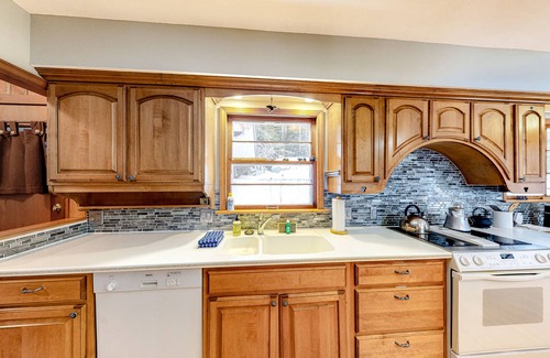 Phelps House | Dog-friendly and secluded lakefront gem with a full bar, private dock, and views