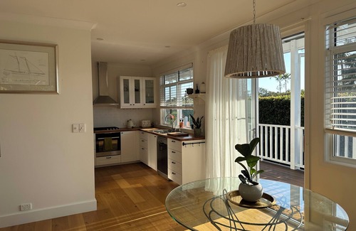 Arrawarra Headland Apartment | Dog friendly apartment close to beaches. Own private yard, garden and 2 decks.