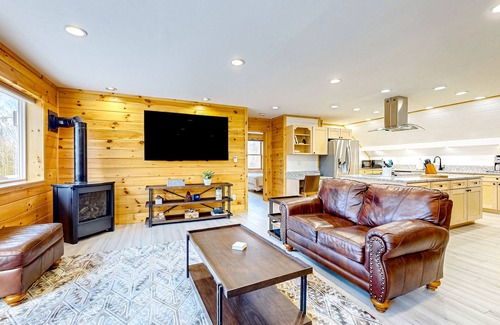 Rockwood Apartment | Dog-friendly apartment by Moosehead Lake with sprawling deck & firepit