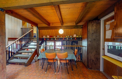 Joseph Cabin | Dog-friendly & attractive lakefront house with water views & washer/dryer