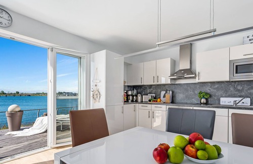 Olpenitz Apartment | Dog-friendly Baltic Sea vacation apartment "KapMar" with south-facing terrace right on the waterfront