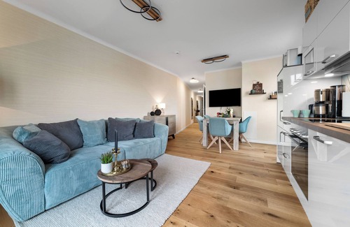 Olpenitz Apartment | Dog-friendly Baltic Sea vacation apartment with a wonderful view of the harbor basin