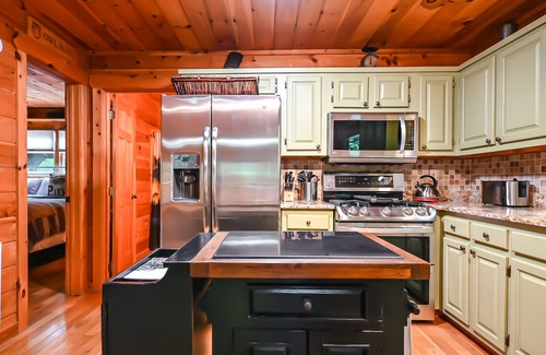 Morganton Cabin | Dog-friendly Blue Ridge getaway with hot tub, game room & mountain charm