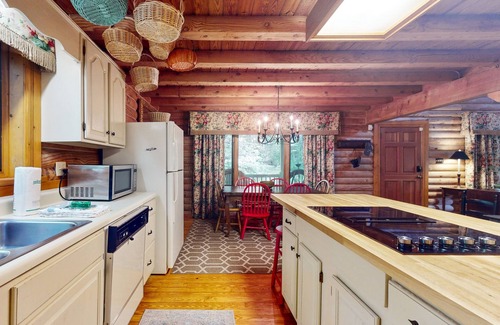 Cashiers Cabin | Dog-friendly cabin with mountain views, wood-burning fireplace, and WiFi