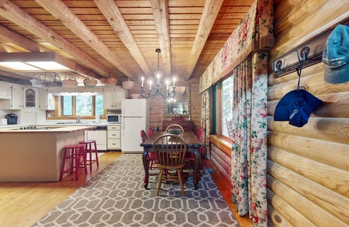 Cashiers Cabin | Dog-friendly cabin with mountain views, wood-burning fireplace, and WiFi