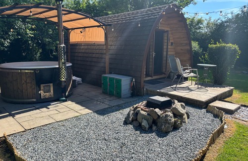 Llanfairpwllgwyngyll Cabin | Dog Friendly Cozy Bell Tent With Log Burner