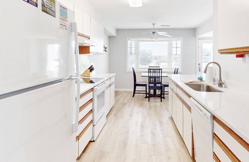 Buxton House | Dog-friendly duplex near the beach w/pool access, washer/dryer, and central AC
