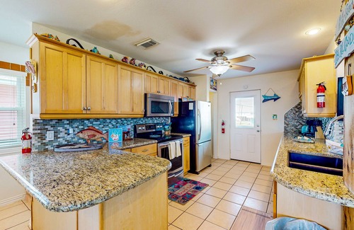 Surfside Beach House | Dog-friendly, Gulf view home with 3 levels of outdoor space, steps to the beach