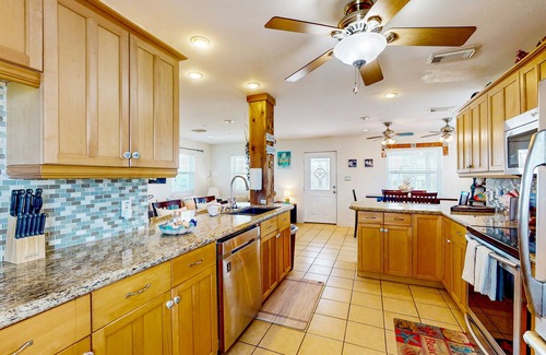 Surfside Beach House | Dog-friendly, Gulf view home with 3 levels of outdoor space, steps to the beach