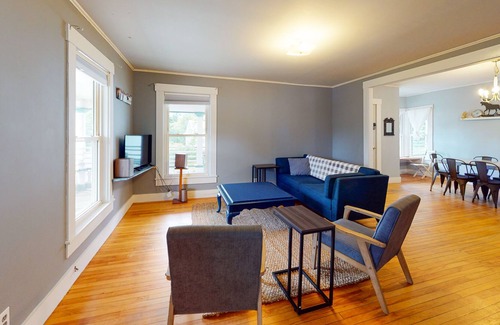 Lowell House | Dog-friendly, historic home with balcony - near lakes, hikes & ski slopes