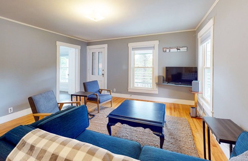 Lowell House | Dog-friendly, historic home with balcony - near lakes, hikes & ski slopes