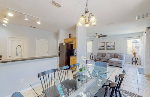 Sandy Ridge House | Dog-friendly home in a quiet area near Disney with private heated pool, pool spa