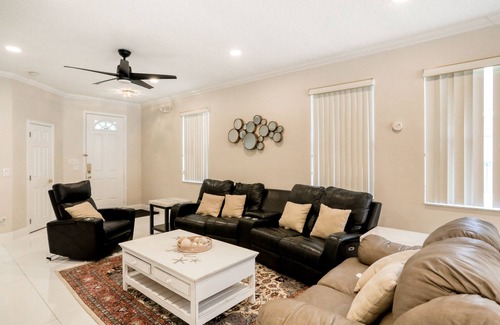 Legacy Park House | Dog-friendly home near Disney World with private pool, pool spa & washer/dryer