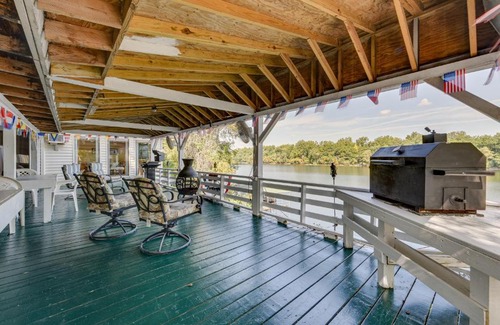 Jonesville House | Dog-Friendly Home on Black River Lake with Boat Dock
