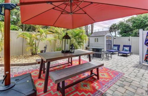 New Smyrna Beach House | Dog Friendly Home by Flagler Avenue! Fenced Yard and Garage! Walk to the Beach!