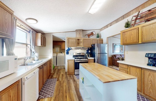 Alpine Village House | Dog-friendly home with mountain view, foosball, enclosed yard & W/D