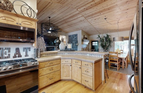 McCall House | Dog-friendly home with central AC, fireplace, deck, grill, firepit, W/D, & WiFi