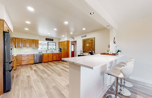 Tucson Estates House | Dog-friendly home with lovely desert views, fenced yard, patio & fireplace
