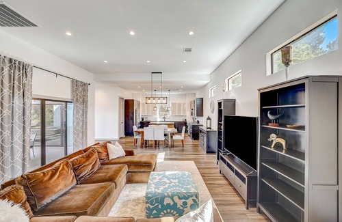 Hudson Bend House | Dog-friendly home with pool, grill, central AC, & Washer/Dryer