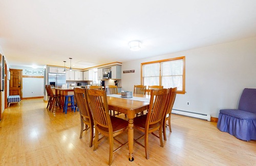 The Bluffs House | Dog-friendly home with firepit, screened porch, deck & association beach