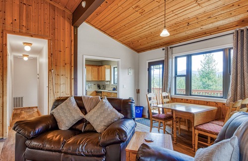 Olympic Heights House | Dog-Friendly Home with Deck, Private Hot Tub, Grill, Wood Fireplace